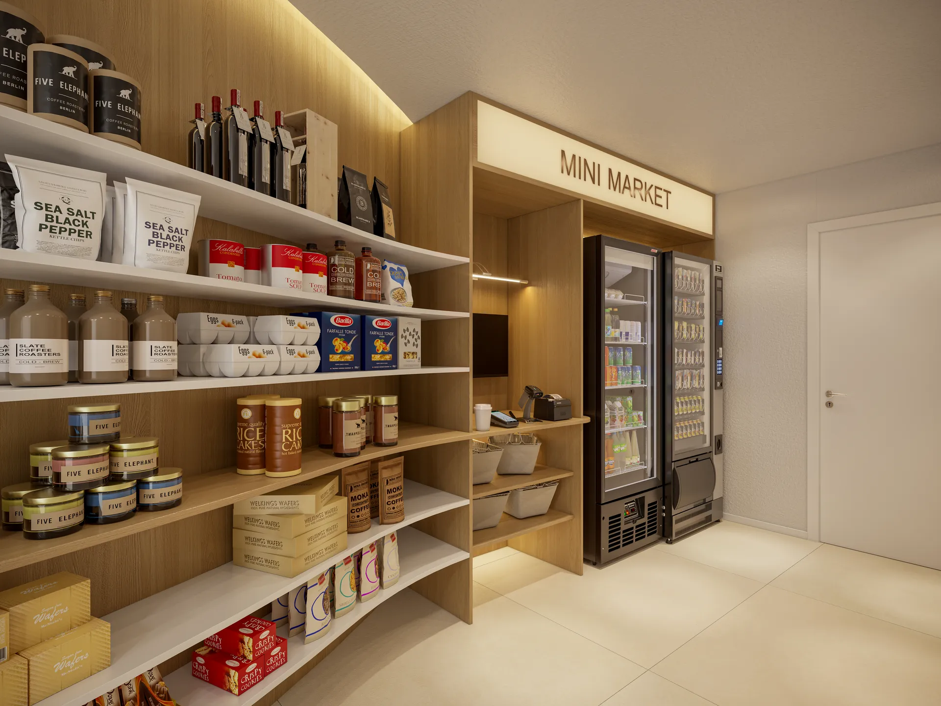 Mini market do empreendimento